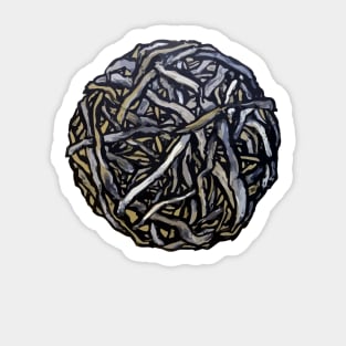 Rubber Band Ball Sticker